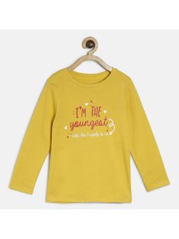 MINI KLUB - Kids Girls Yellow Knit Top