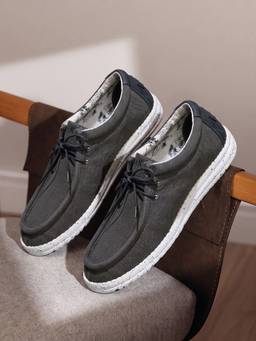 Neeman's - Canvas Wanderers Boat Shoes Blue