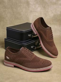 Neeman's - The Brown Oxford Knits Shoes