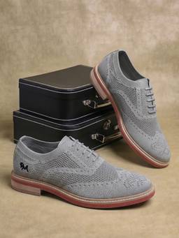 Neeman's - The Grey Oxford Knits Shoes