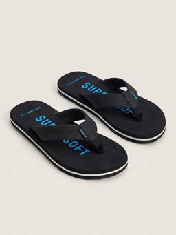 Neeman's - Men Super Soft Flipflops Casual Black