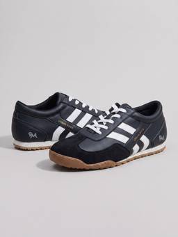 Neeman's - The Urban Riffs Black & White Sneakers
