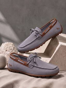 Neeman's - Relive Knit Grey Boat Shoes
