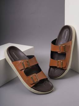 Neeman's - Tan Pure Whoosh Sandals