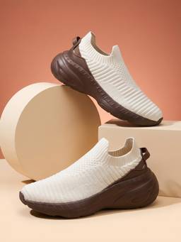 Neeman's - Mens Off White Begin Walk Trek Sneakers