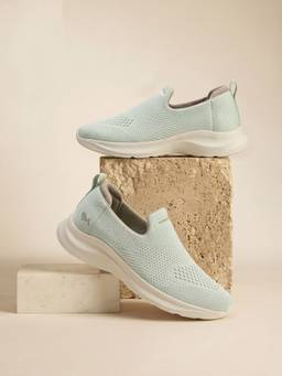 Neeman's - Green Knit Lite Sneakers for Women