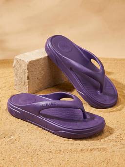 Neeman's - Unisex Purple Cushers Flipflops