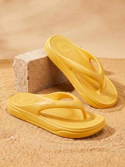 Neeman's - Unisex Yellow Cushers Flipflops