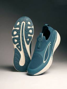 Neeman's - Teal Novra Slip On Sneakers for Men