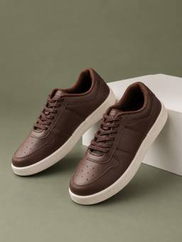 Neeman's - Brown Court Flex Sneakers for Men