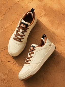 Neeman's - The Street Heart Beige Sneakers for Men And Women