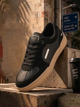 Neeman's - Unisex Remix Vintage Sneakers - Black