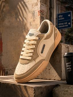 Neeman's - Unisex Remix Vintage Sneakers - Beige