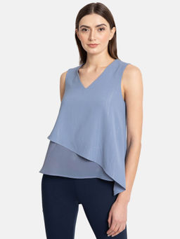 Kazo - Tempest Asymetric Overlay Top
