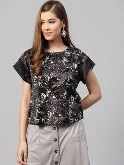 Kazo - Multi Combo Printed Boxy Top