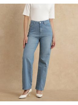 RAREISM - Beuk Light Blue Plain Straight Jeans