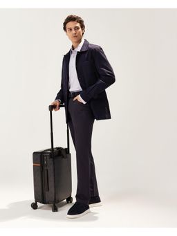 Rare Rabbit - Fastro Dark Navy Blue Plain Regular Fit Jeans