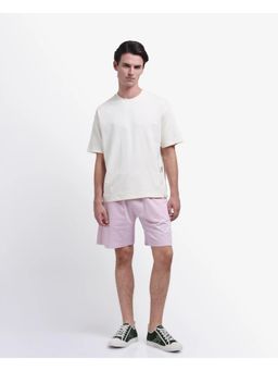 Rare Rabbit - Ranot Pink Graphic Print Oversized Shorts