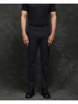 Rare Rabbit - Reid Dark Blue Plain Slim Fit Jeans