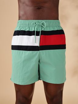 Tommy Hilfiger - Regular Fit Colorblock Mid Rise Shorts