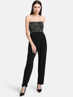 Kazo - Black Trendy Jumpsuit