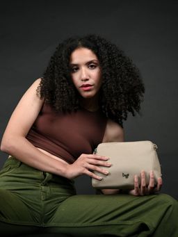 Baggit - Vienna Beige Sling and Cross Bag