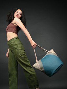 Baggit - Womens Slogan Tote Bag - Green (L)