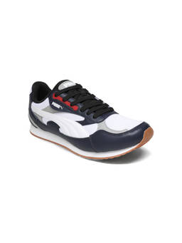 Puma - Men Cabana Step Sculpt Sneakers White & Black