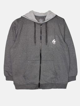KiddoPanti - Grey Full Sleeve Hoodie