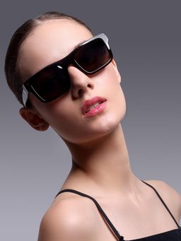 AUGUSSTO - Majeste Unisex Handcrafted Luxury Rectangle Brown Lens Sunglass-MAJESTE-HVN BRN