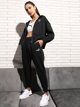 Puma - Essentials Regular Fit Women Black Sweat Pants
