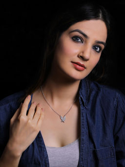 GIVA - 925 Sterling Silver Zircon Mockingbird Necklace for women(ADJUSTABLE)