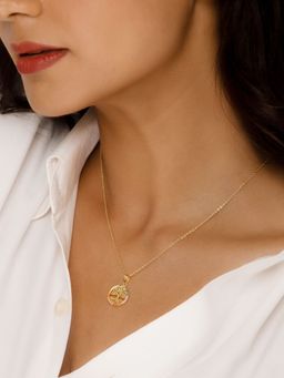 GIVA - 925 Sterling Silver Golden Rainbow Tree of Life Pendant with Link Chain(ADJUSTABLE)