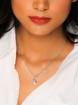 GIVA - 925 Sterling Silver Mini Swan Pendant with Link Chain for women(ADJUSTABLE)