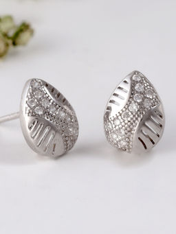 GIVA - 925 Sterling Silver Graceful Tear Drop Earrings for women(One Size)