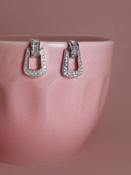 GIVA - Sterling Silver Bold Drop Earrings for women(One Size)