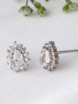 GIVA - Sterling Silver Zircon Sunshine Stud Earrings for women(One Size)