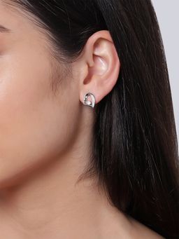 GIVA - Sterling Silver Golden Pearl Sunshine Stud Earrings for Women(One Size)