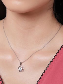 GIVA - Sterling Silver Rose Gold Mini Moonstone Ring for Women(ADJUSTABLE)