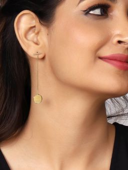 GIVA - 925 Sterling Silver Circle Drop Earring For Girls And Women