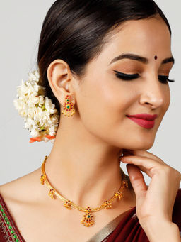 GIVA - Sterling Silver Golden Contrasting Hues Earrings for Women and girls
