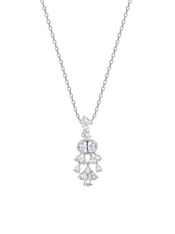 GIVA - Sterling Silver Chandelier Pendant with Link Chain for girls and Womens