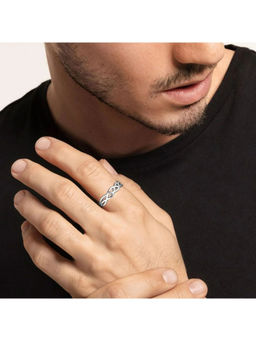 GIVA - Sterling Silver Celtic Knot Ring For Mens