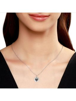 GIVA - Sterling Silver Cancer Zodiac Pendant With Link Chain For Girls and Womens