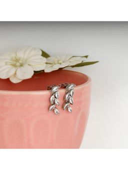 GIVA - Sterling Silver Autumn Leaf Earrings for Girls and Womens
