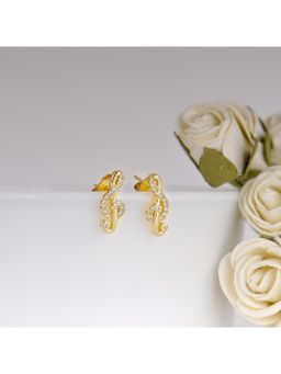 GIVA - Sterling Silver Golden Music To My Ears Stud Earrings for Girls and Womens