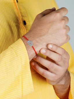 GIVA - 925 Sterling Silver Lotus Rakhi