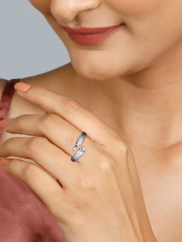 GIVA - Sterling Silver Quill Ring For Women And Girls