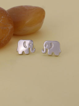 GIVA - Sterling Silver Baby Elephant Earrings For Women And Girls