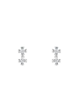 GIVA - Sterling Silver Shruti Haasan Silver Bedstraw Flower Earrings For Women And Girls